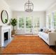 Dalyn™ Rug Company Soft Essentials SE1 Orange 5'x8' Area Rug-4