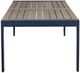 Signature Design by Ashley® Mabry Shores Driftwood Aluminum Outdoor Dining Table with Navy Blue Base-3