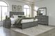 Homelegance® Garretson Gray Eastern King Platform Storage Bed-1