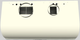 Vent-A-Hood® 42" Biscuit Retro Style Under Cabinet Range Hood-2