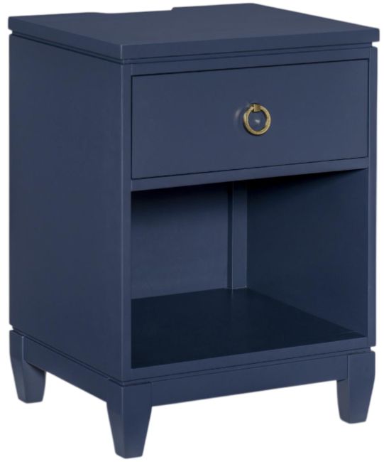 Legacy Classic Summerland Inkwell Blue Open Nightstand-0
