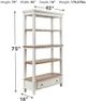 Signature Design by Ashley® Realyn Brown/White Bookcase-2