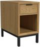 Intercon Newport Natural Oak Chairside Table-0