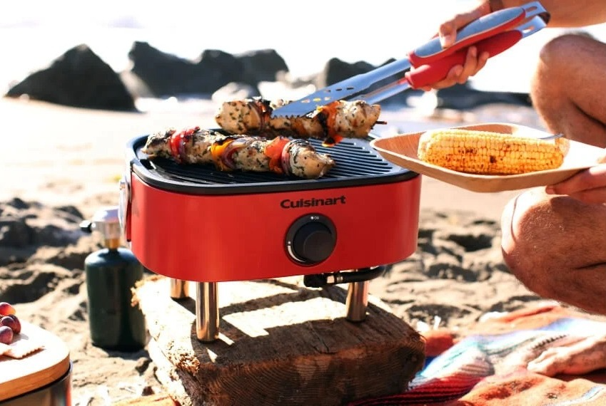 Cuisinart Venture Red Liquid Propane Tabletop Grill