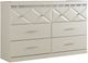Signature Design by Ashley® Dreamur 4-Piece Champagne King Panel Bed Set-2