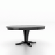 Canadel Customizable Gourmet 68" VR Base Dining Table with One Removable Leaf-1