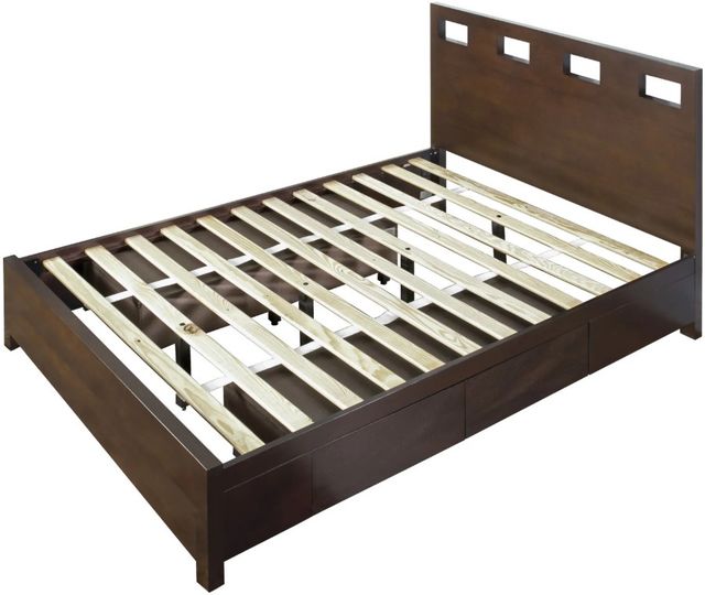 Modus Furniture Riva Chocolate Brown Twin Storage Panel Bed-3