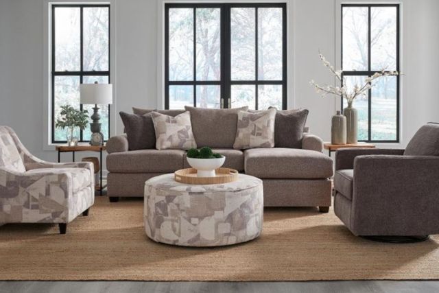 Fusion Furniture Kittery Pewter 2-Piece Right-Arm Facing Sectional Sofa with Chaise-1