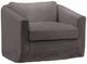 Dovetail Furniture Violeta Stone Slipcovered Sofa Chair-0