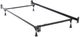 Home By Hollywood Headboard/Footboard California King Bed Frame with Center Support and Glides-2
