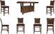 Jofran Inc. Cannon Valley 7 Piece Table and Chair Set-0