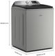 Maytag® 6 Cu. Ft. Classic Silver Top Load Washer with Agitator-1