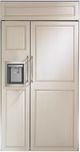 Monogram® 42" 24.4 Cu. Ft. Panel-Ready Built-In Side-by-Side Refrigerator-0