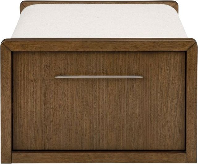 Signature Design by Ashley® Marxmore Brown Upholstered Ottoman with Storage-3