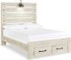 Signature Design by Ashley® Cambeck 4-Piece Whitewash Full Panel Bed Set-1