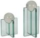 Sagebrook Home Kelby 2-Piece Clear/Gray Statuary Sphere Set-0