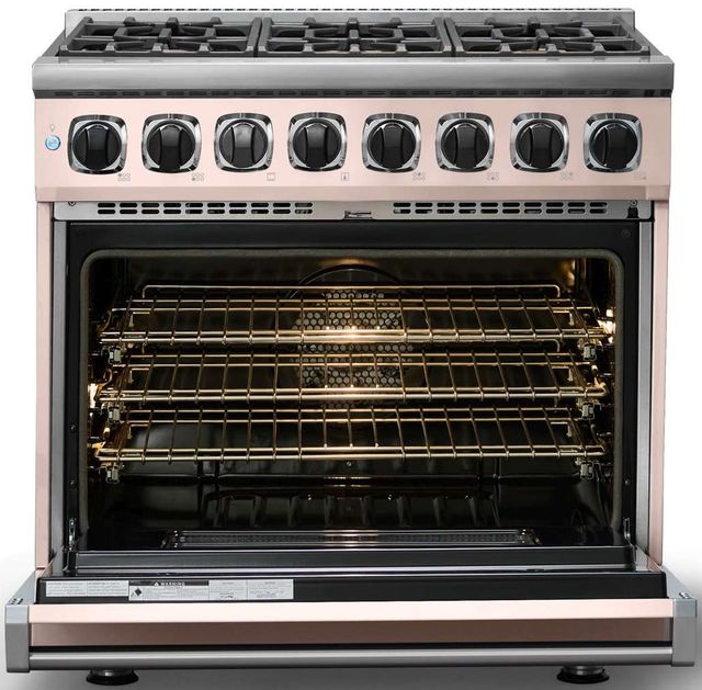 Viking® 7 Series 36" Blush Pro Style Dual Fuel Range-1