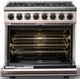 Viking® 7 Series 36" Blush Pro Style Dual Fuel Range-1