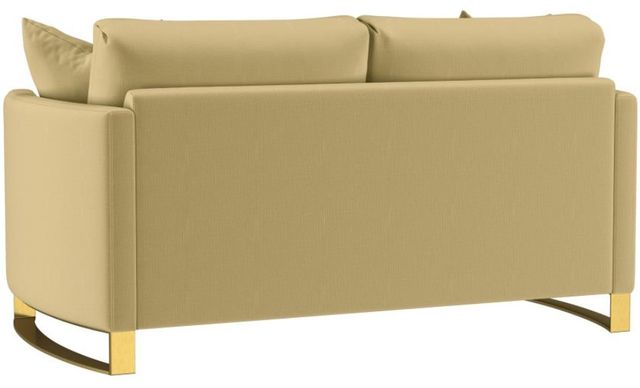 Coaster® Corliss Camel Upholstered Curved Track Arm Loveseat-4