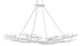 Currey & Company Rainforest Gesso White Chandelier-0