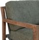 International Furniture Direct Milan Olive Green Armchair-1