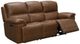 BarcaLounger© Sedrick Spence Caramel Reclining Sofa-3