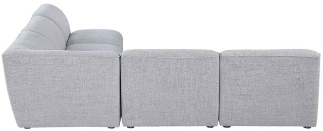 Meridian Furniture Miramar 5-Piece Grey Modular Sectional Set-2