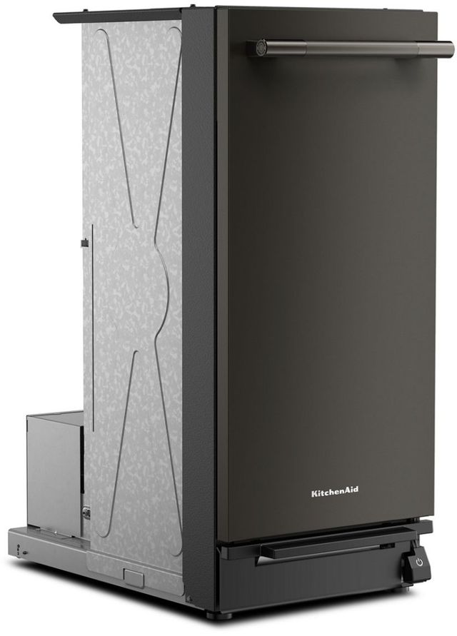 KitchenAid® 15" Black Ore Built-In Trash Compactor with Built-In Odor Management System-2