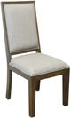 Harp & Finial® Spencer 2-Piece Gray/Linen Dining Chair Set-0