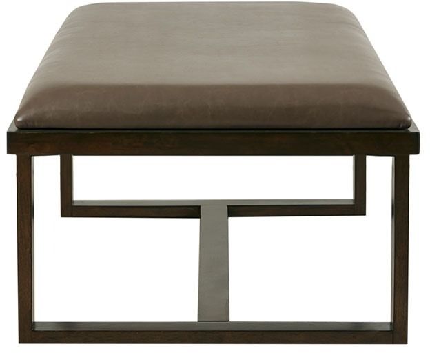 Olliix by Madison Park Tracey Brown Cocktail Ottoman-3