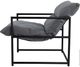 A & B Home Bronya Black/Grey Accent Chair-2