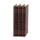A & B Home 3-Piece Brown Book Box Set-2