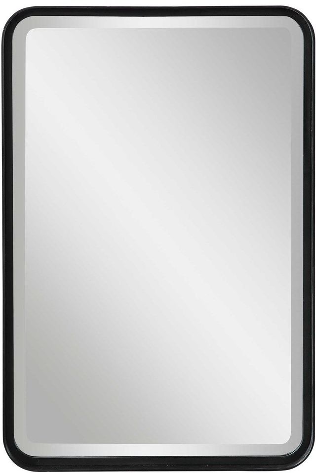 Uttermost® Croften Black Vanity Mirror-0
