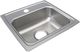 Elkay Lustertone® Classic Lustrous Satin 17" x 16" x 5-1/2" OS4-Hole Single Bowl Drop-In ADA Sink-0