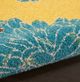 Nourison Home™ Allur Yellow Multicolor 5'x7' Style 4 Area Rug-3