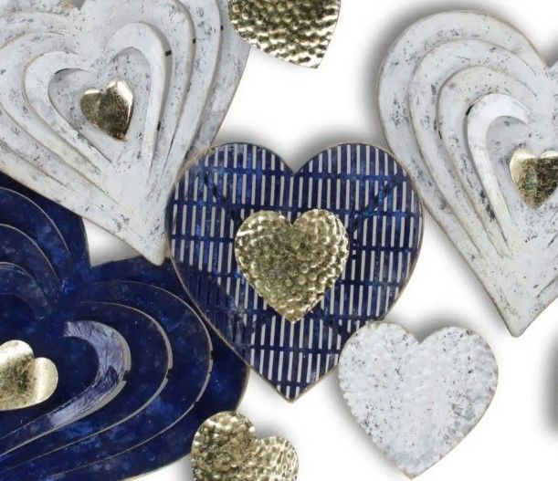 Classy Art Style 58 Blue/Gold/White Wall Decor-1