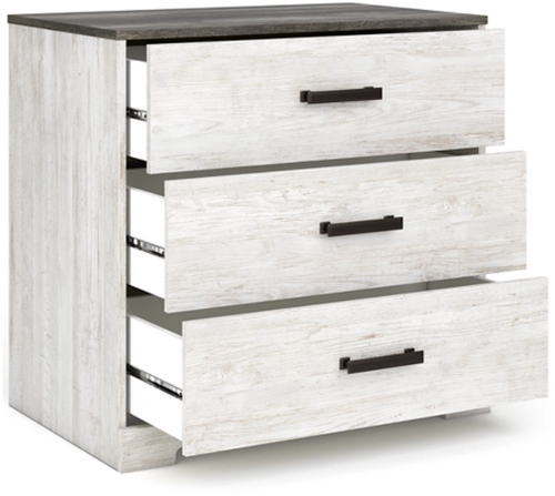 Signature Design by Ashley® Shawburn Dark Charcoal Gray/White Chest of Drawers-1