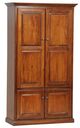 American Heartland Manufacturing Poplar Double Door Armoire-0