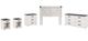 Signature Design by Ashley® Shawburn 5-Piece Whitewash Queen Panel Headboard Bedroom Set-0