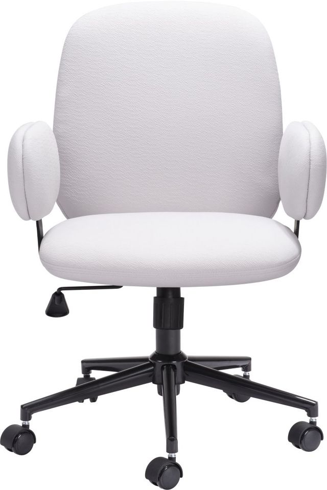 Zuo® Modern Lionel Beige Office Chair-3