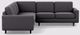 EQ3 Oskar 2-Piece Right Hand Facing Fabric Sectional Sofa-1