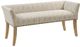 Olliix by Madison Park Taupe Multi Welburn Accent Bench-2