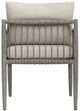 Uttermost® Borneo Dark Gray/Dove Wooden Outdoor Dining Chair-5