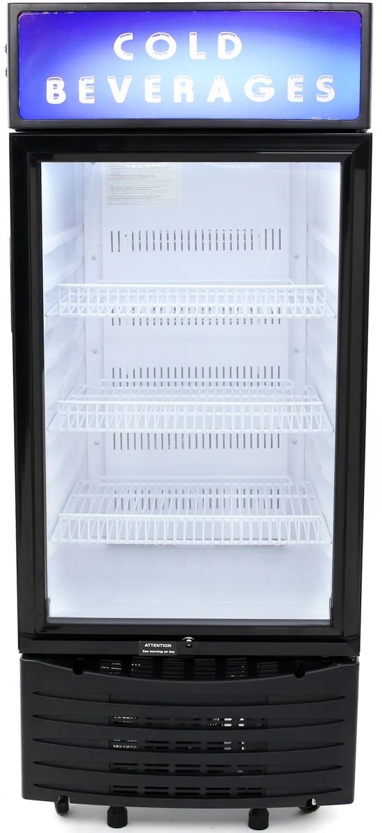 Avanti® 6.0 Cu. Ft. Black Commercial Beverage Center-1