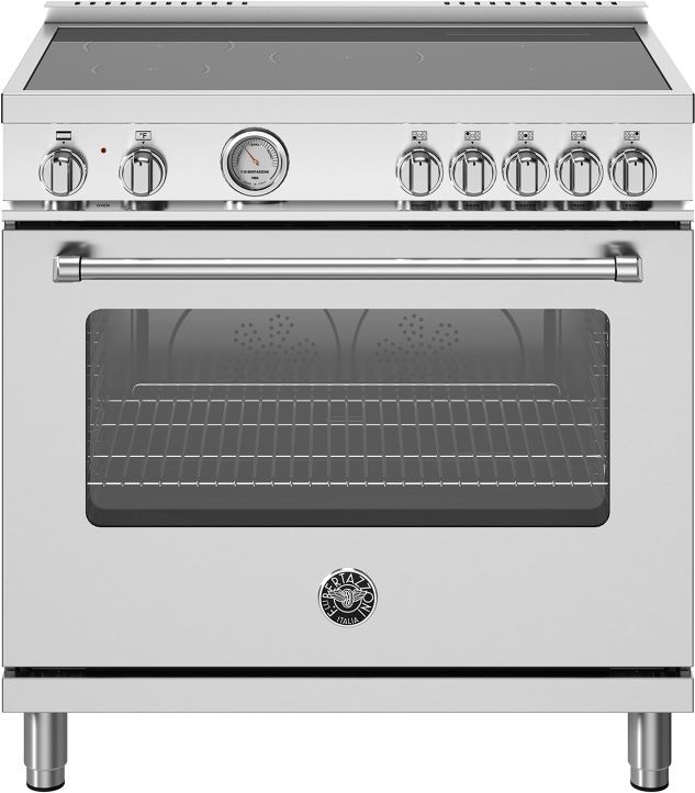 Bertazzoni Master Series 36" Stainless Steel Slide In Induction Range
