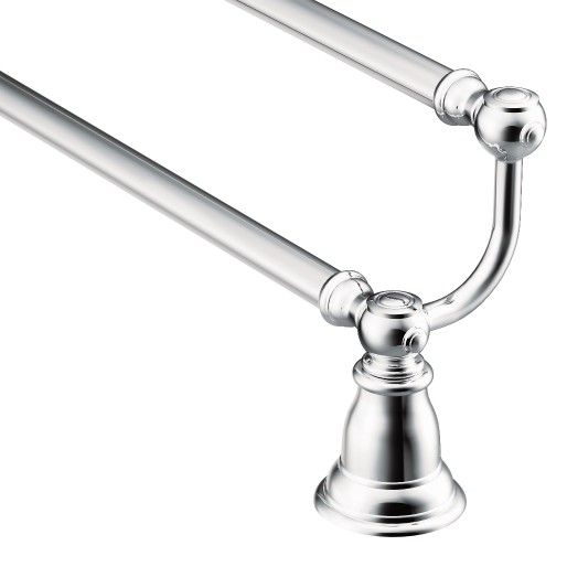 Moen® Kingsley Chrome 24" Double Towel Bar-0