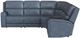 Flexsteel® Oasis Storm Leather Power Sectional with Custom Layout Options-1