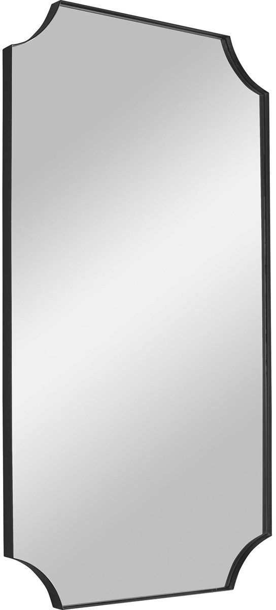 Uttermost® Lennox Satin Black Mirror-3