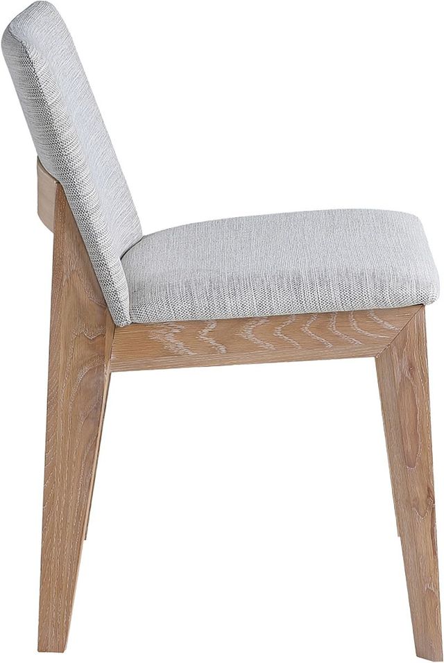 Moe's Home Collection Deco 2-Piece Light Grey Oak Dining Chair Set-2
