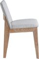 Moe's Home Collection Deco 2-Piece Light Grey Oak Dining Chair Set-2